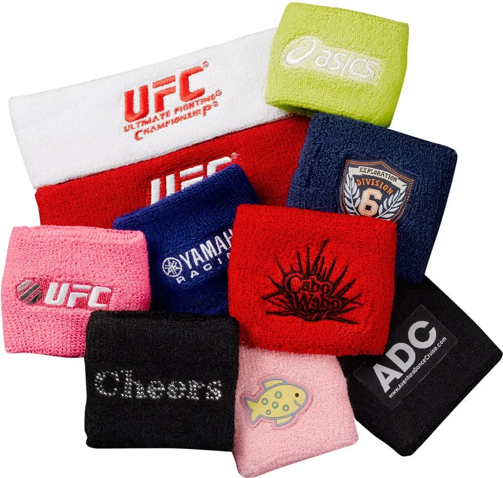 Fashion Cotton Sports Terry Wrist Sweatband