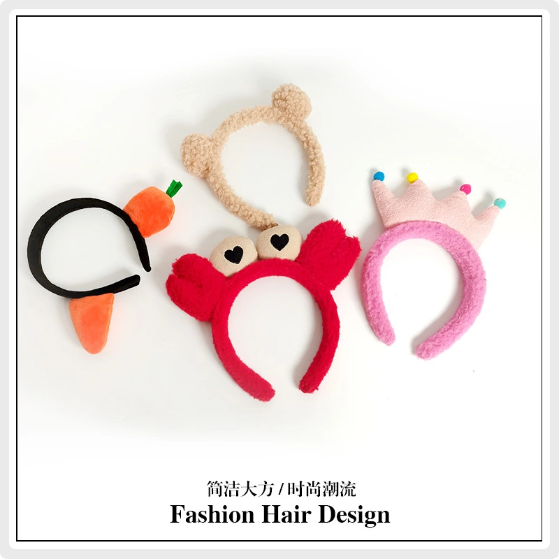 Fashion Jewelry Cute Crab Flowers Wash Face Hair Band