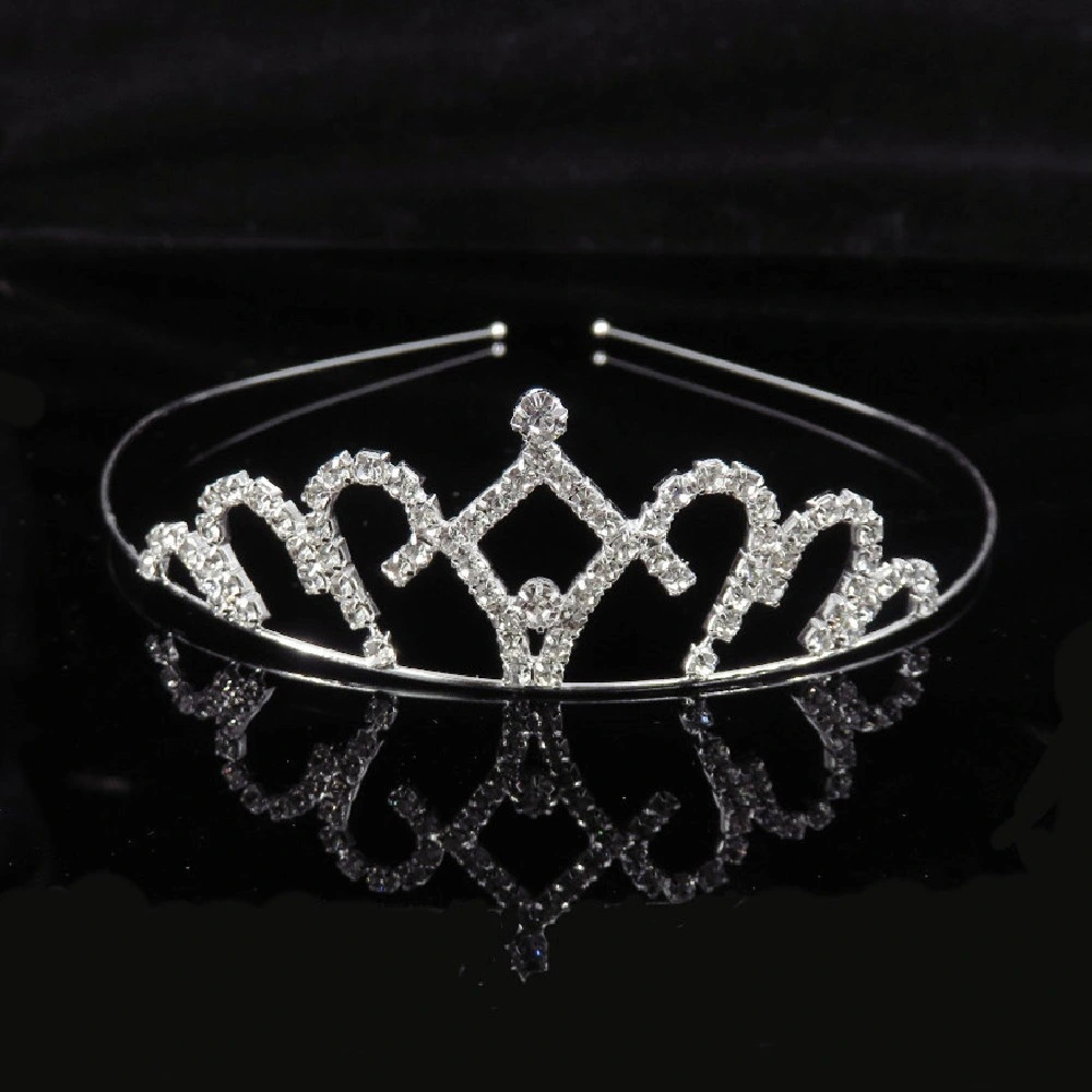 Alloy Metal Rhinestones Handmade Bridal Hair Band