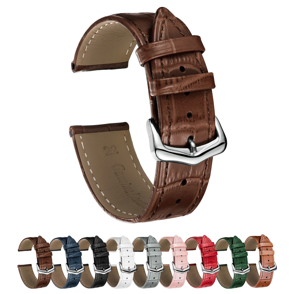 Full Size Flexible Wrist Watch Leather Straps Watches Band