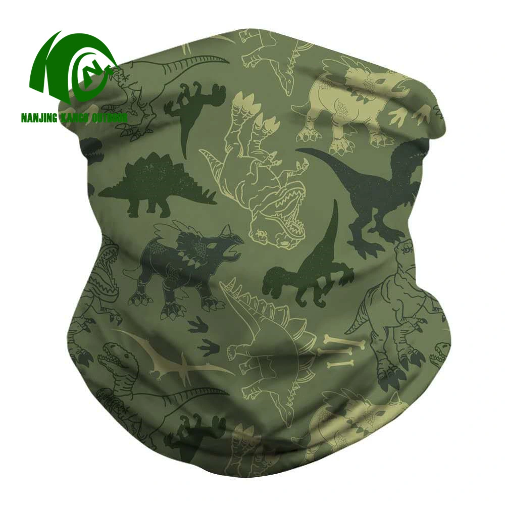 Kango Manufacturer Custom Polyester Silk Screen Printed Cooling Stretchy Headband Multifunctional Bandana Tube Magic Scarf for Outdoor Sports