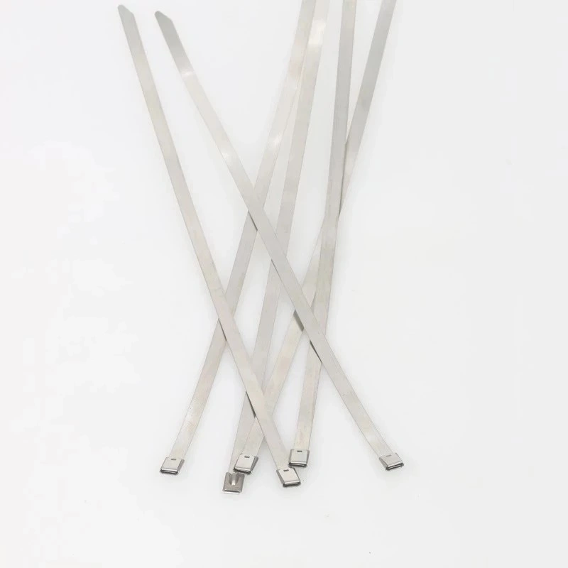 Factory Directly Sale Natural Stainless Steel Cable Ties, Metal Strapping Bands