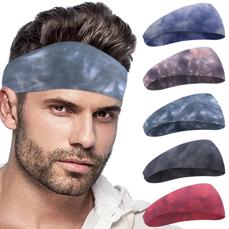 Sweatband Headband Hair Running Sports Yoga Stretch Head Soft Band