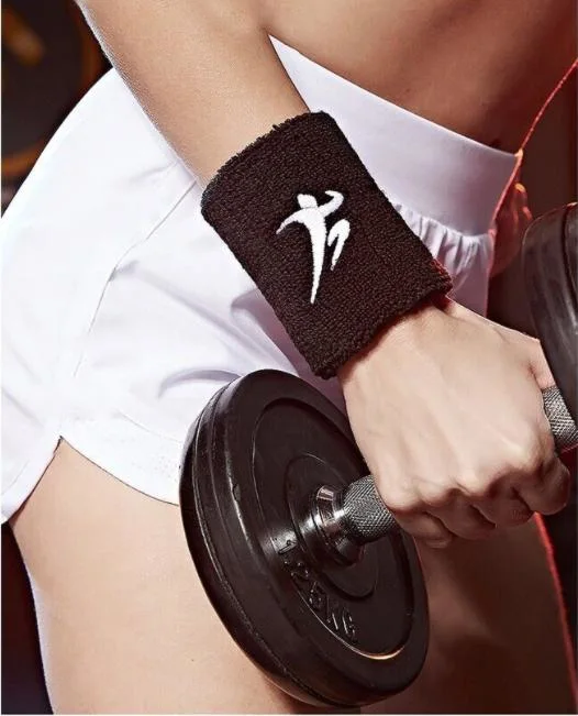 Custom Promotional Sport Wristband Unisex Outdoor Terry Towel Cotton Sporting Squash Tennis Accessories Badminton