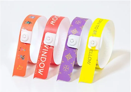 Customized Logo 13.56MHz PVC RFID Elasticless Wristband for Children&prime;s Paradise