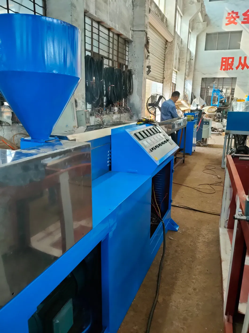 TPR/TPE/TPU Rubber Band Production Line for Tying Money/Plastic Extruder