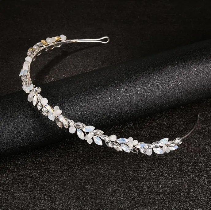 Bridal Wedding Rhinestone Tiara Hair Vine. Crystal Headband