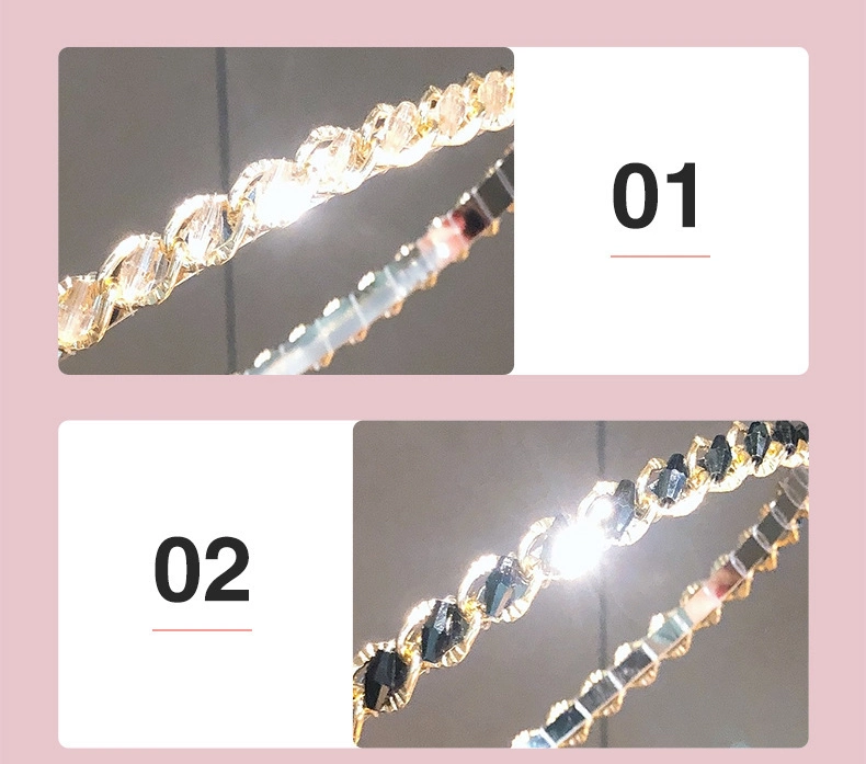 Wholesale Vintage Metal Hair Clip Headband New Korean Crystal Headband