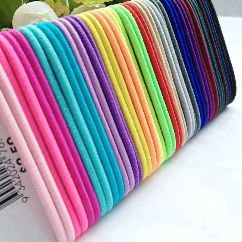 Wholesale Fashion Basic Hair Accessories Elastic Hair Ties