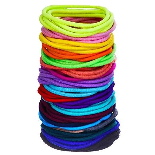 Wholesale Fashion Basic Hair Accessories Elastic Hair Ties