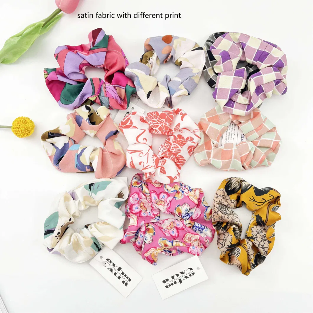 Wholesale Factory Custom Printed Fabric Elastic Hair Band