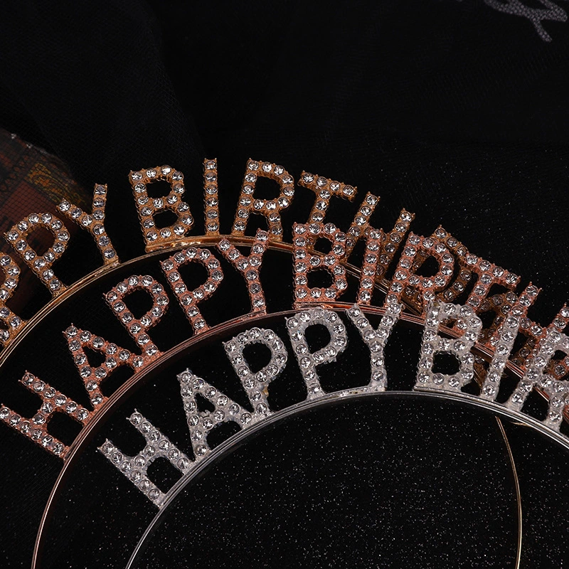 Happy Birthday Hair Hoop Birthday Party Headbands Hair Band