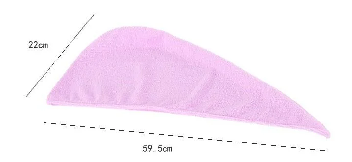 Factory Direct Sale Women&prime;s Microfiber Hair Cap Dry Shower Hair Towel Microfiber Turban