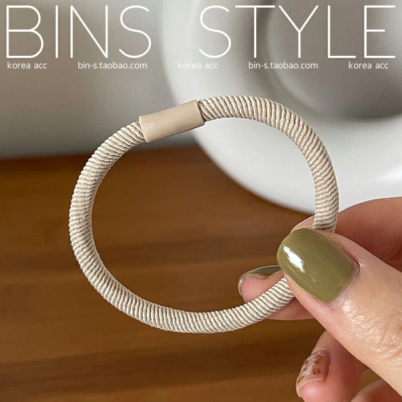 High Quality Rubber Band Twill Hair Tie for Lady