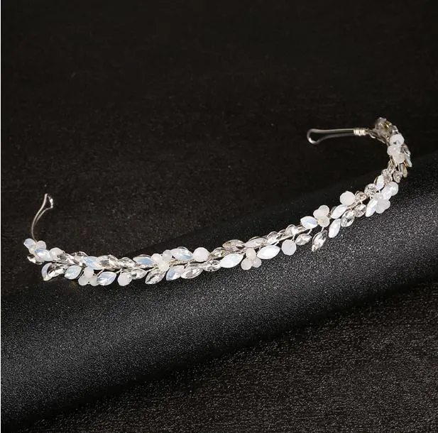 Bridal Wedding Rhinestone Tiara Hair Vine. Crystal Headband