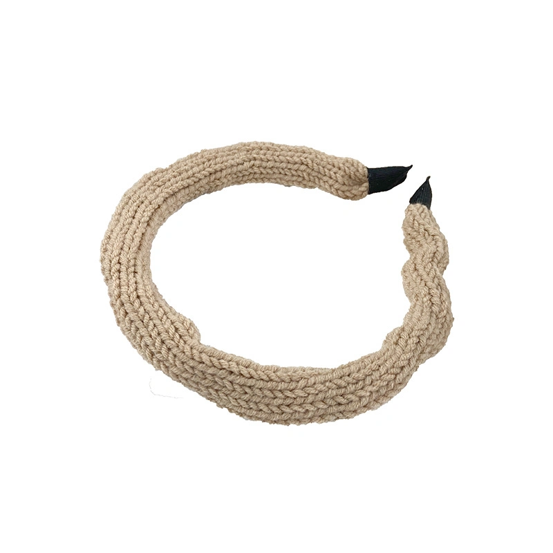 Hand-Knitted Wool Headband New Women Wide-Brimmed Headband