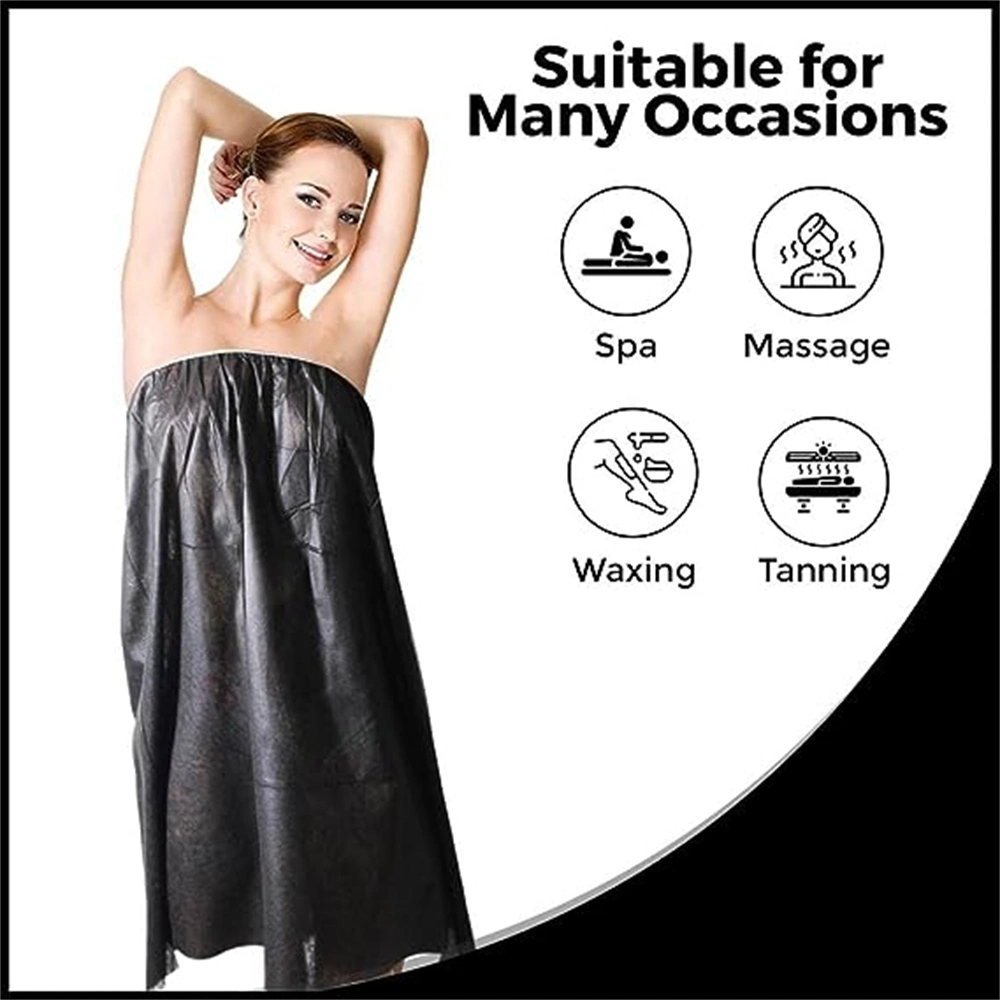 Disposable SPA Body Wrap Sauna Bath Skirt Adjustable Bathrobe Breathable Robes Salon Beauty, Tanning, Tattoo Wrap