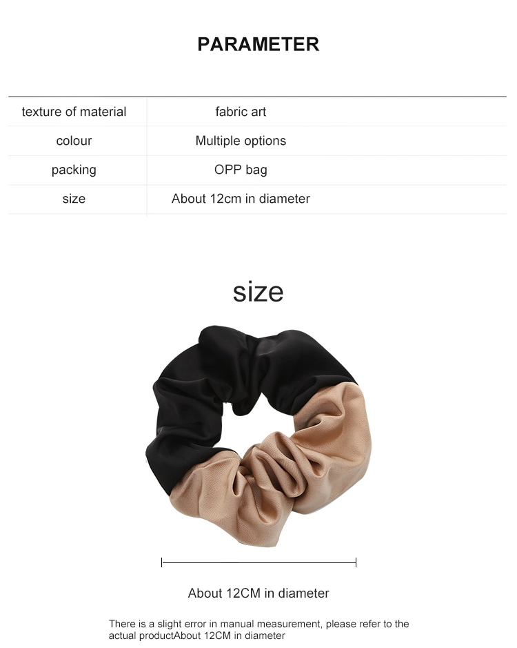 Factory Wholesale 100% Silk Charmuse Elastic Hair Ring Hair Tie Luxury Fashion Scrunchies