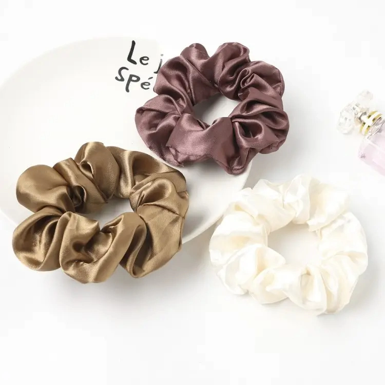 19mm 100% Silk Scrunchies Silk Hair Headband Silk Hair Ties