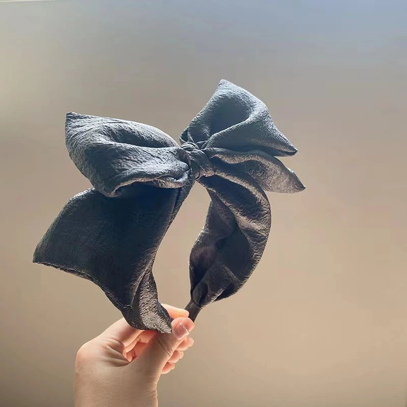 Seersucker Super Big Bow Senior Feeling Sweet Lovely Headbands