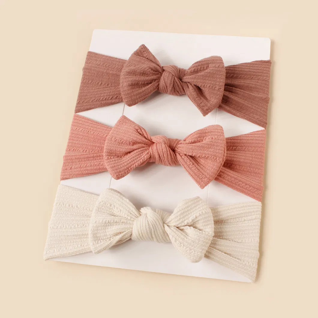 New Super Soft Striped Bow Headband for Kids Headband for Baby