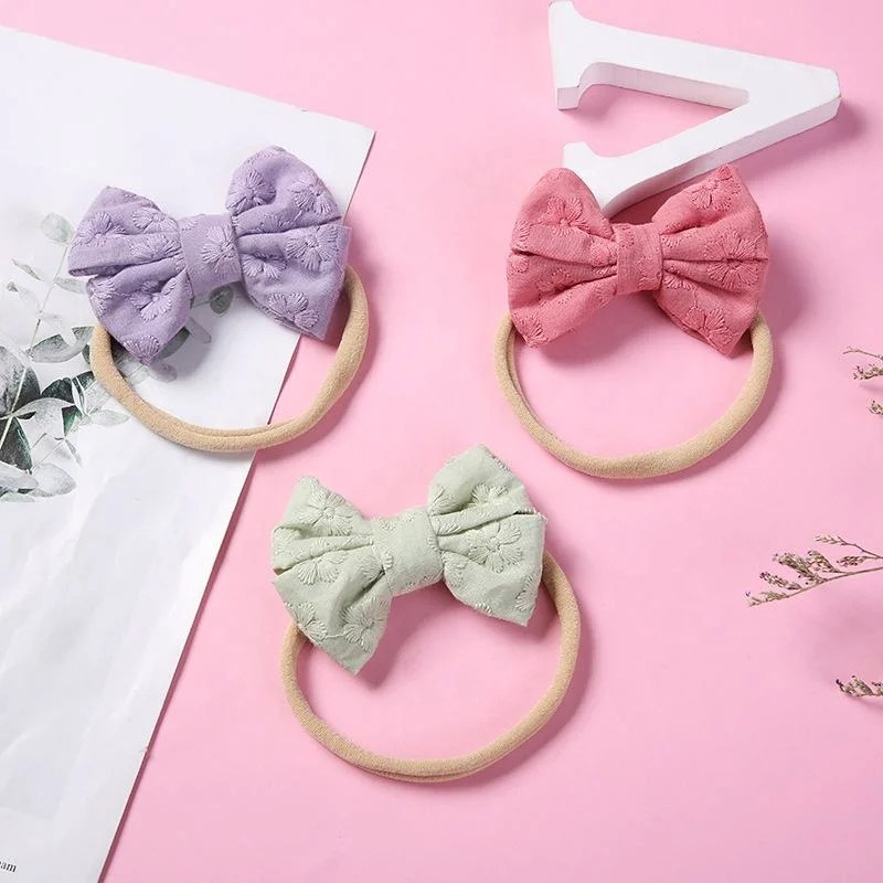 Bows Shape Hair Ties for Infant Toddler Kids Girls