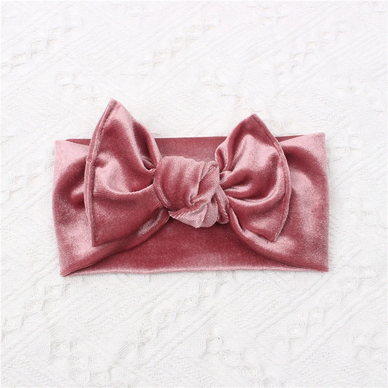 Ins Cute Velvet Headband Canary Bow Baby Headband for Baby