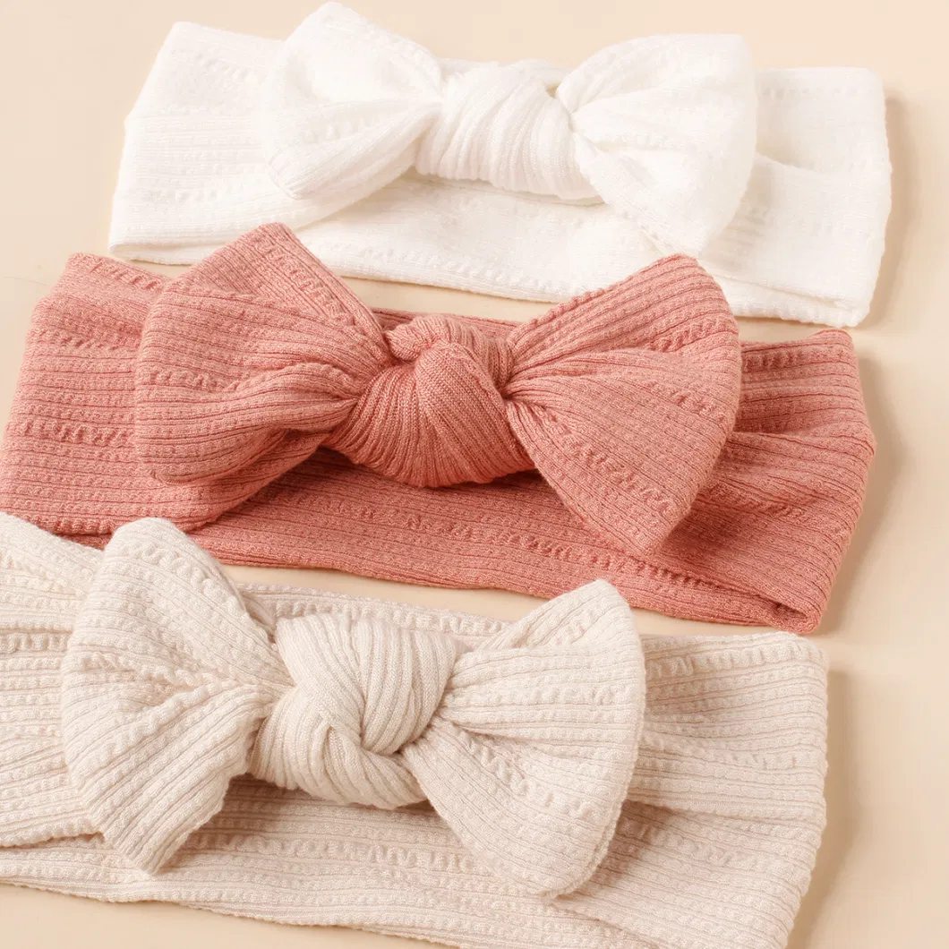 New Super Soft Striped Bow Headband for Kids Headband for Baby