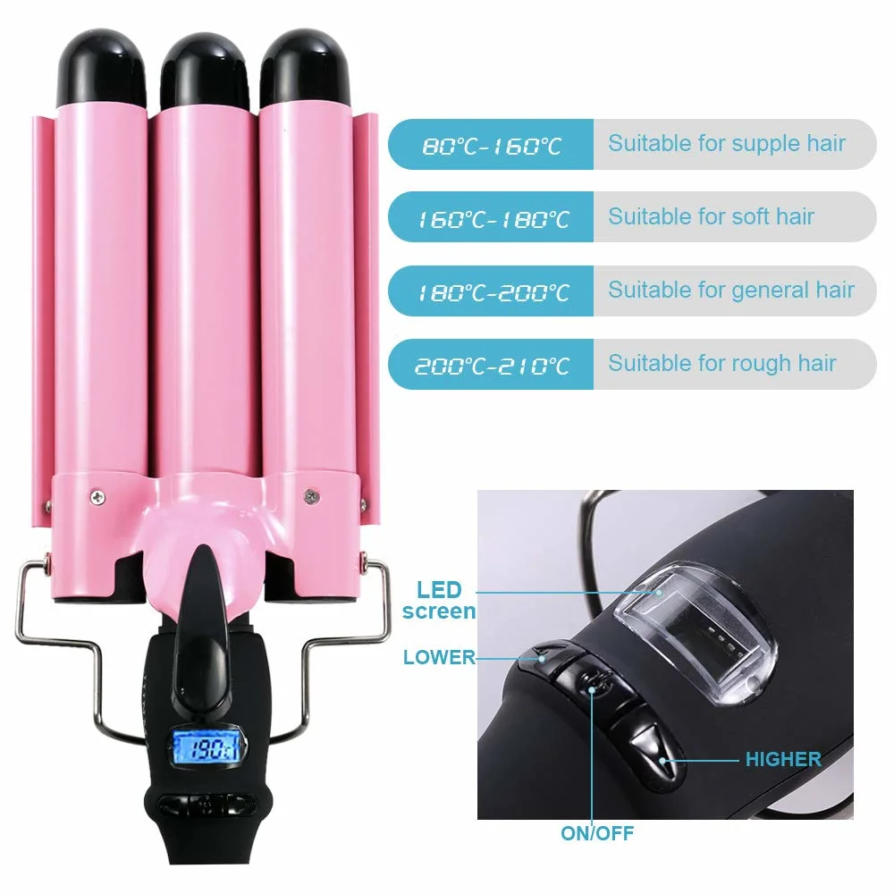 2022 New Stlye Professional Automatic Hair Curler with LCD Screen