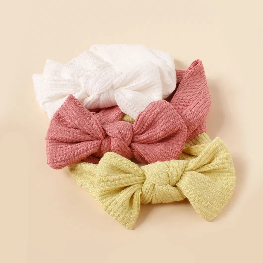 New Super Soft Striped Bow Headband for Kids Headband for Baby