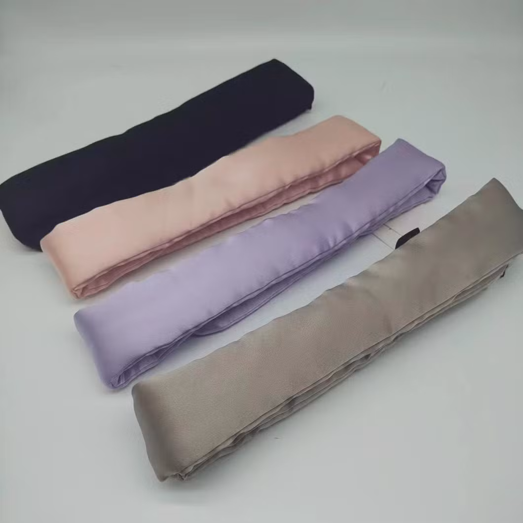 New Design 100%Silk Mulberry Skin Care Fabric Luxury Silk Headband Women Hair Accessory