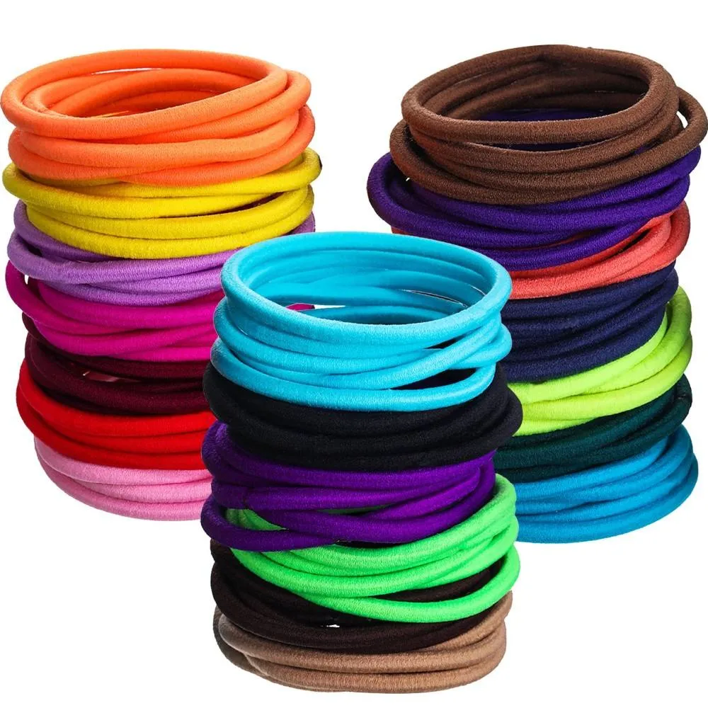 Wholesale Fashion Basic Hair Accessories Elastic Hair Ties