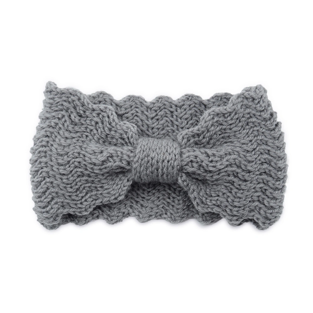 Cross-Border Wide Edge Knitted Wool Elastic Warm Cross Fashion Versatile Headband