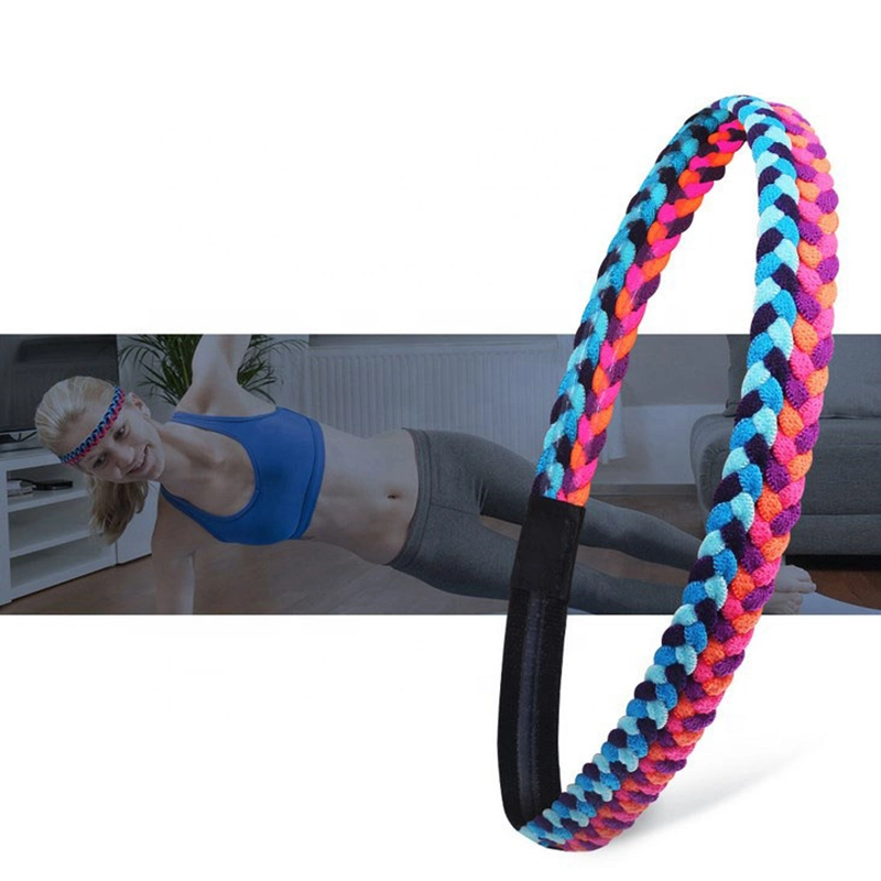 Braided Sports Headbands Yoga Headband with Non Slip Elastic Mini Hair Bands Wyz20140