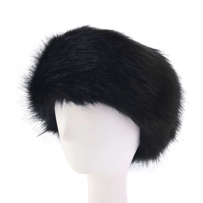 Faux Fur Thermal Headband Faux Fox Hairband Hat