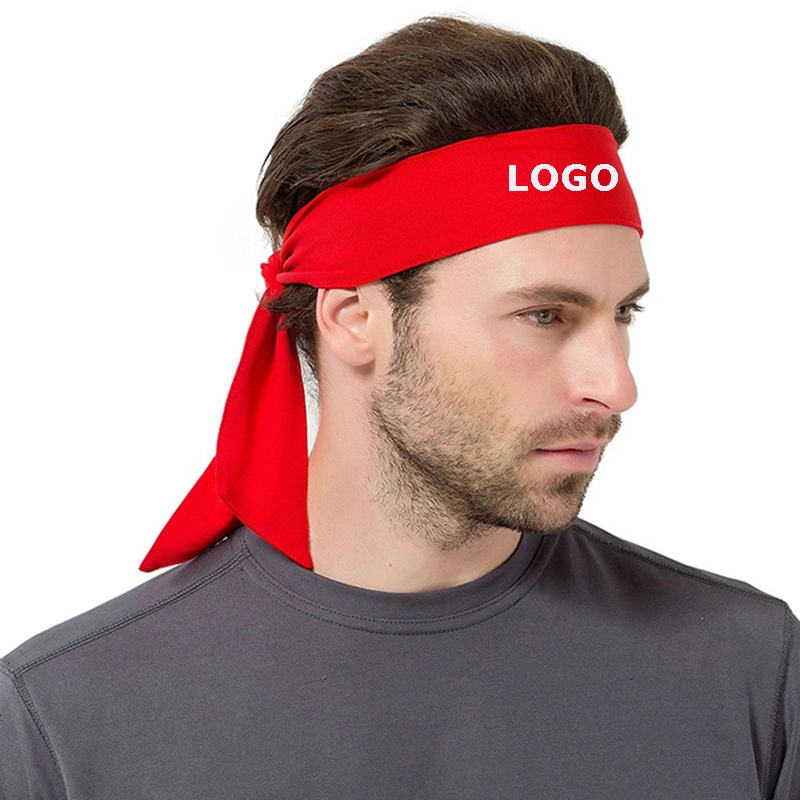 Custom Logo Outdoor Headtie Sports Running Basketball Headbands for Man