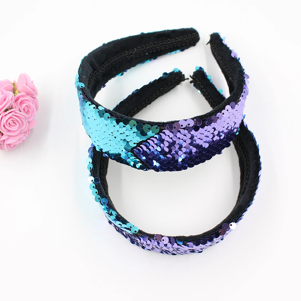 Mermaid Headwrap Unisex Adults or Children Custom Sequin Headband