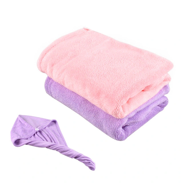 Factory Direct Sale Women&prime;s Microfiber Hair Cap Dry Shower Hair Towel Microfiber Turban