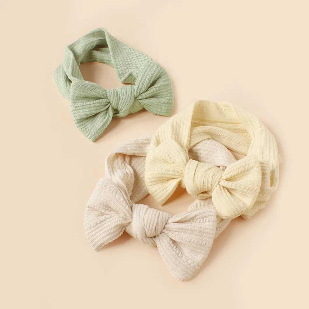 New Super Soft Striped Bow Headband for Kids Headband for Baby