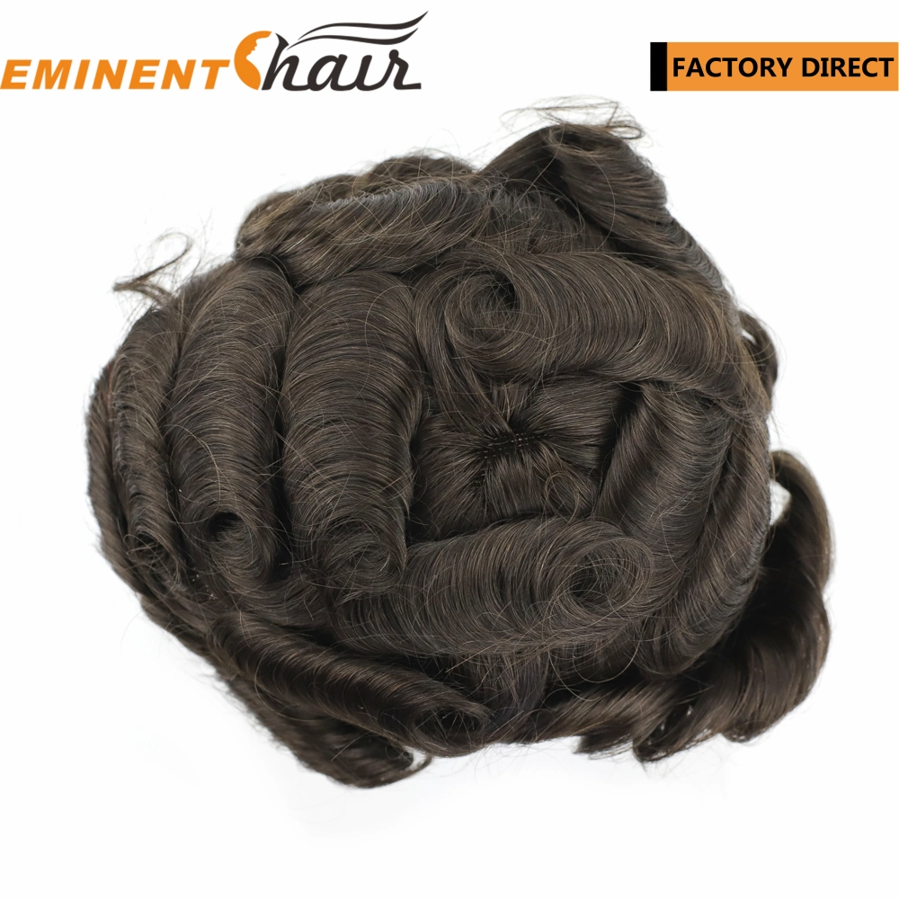 Elastic Net Indian Hair Toupee Hair Replacement for Men