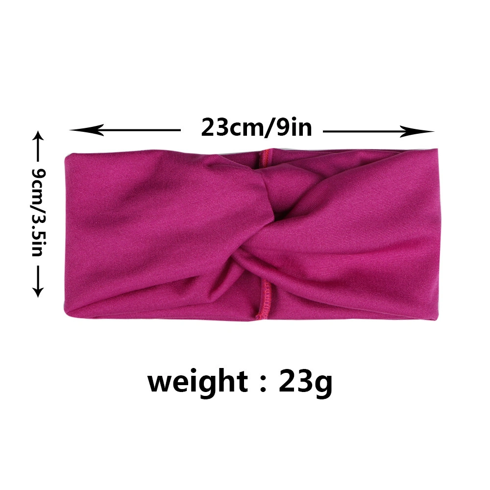 Fashion Headband Elastic Sweat Resistant Bandana for Workout Sports Hair Bands