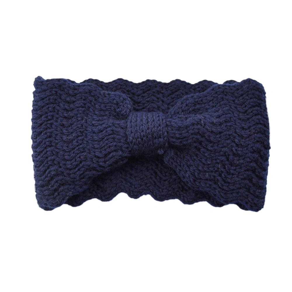 Cross-Border Wide Edge Knitted Wool Elastic Warm Cross Fashion Versatile Headband