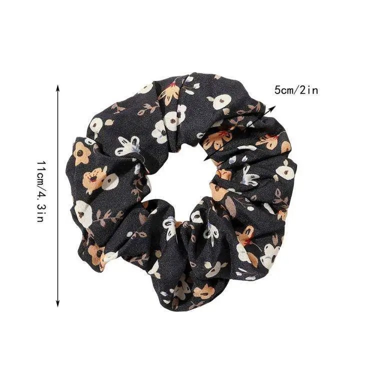 Excellent Quality Large Intestine Ring Fancy Hair Elastics Flower Floral Headband