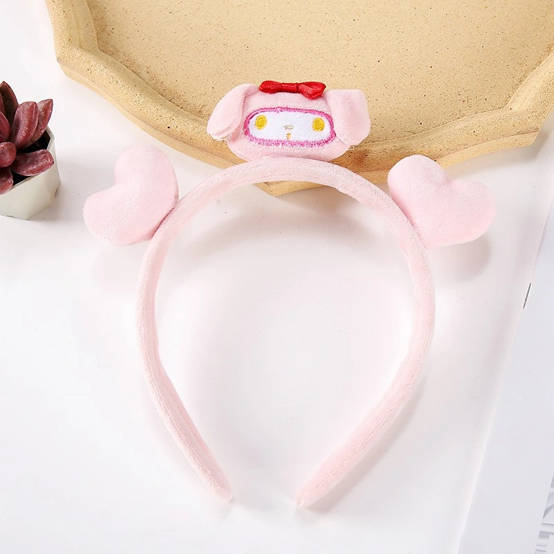 Female Cute Cartoon Fairy Plush Star Delu Love Heart Purple Flower Ling Nabel Headband