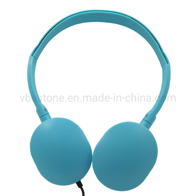 Disposable Swivel Headband Headphones Manufactory Low Price Headphones with Silicon Earpads Promotional Airline Headsets