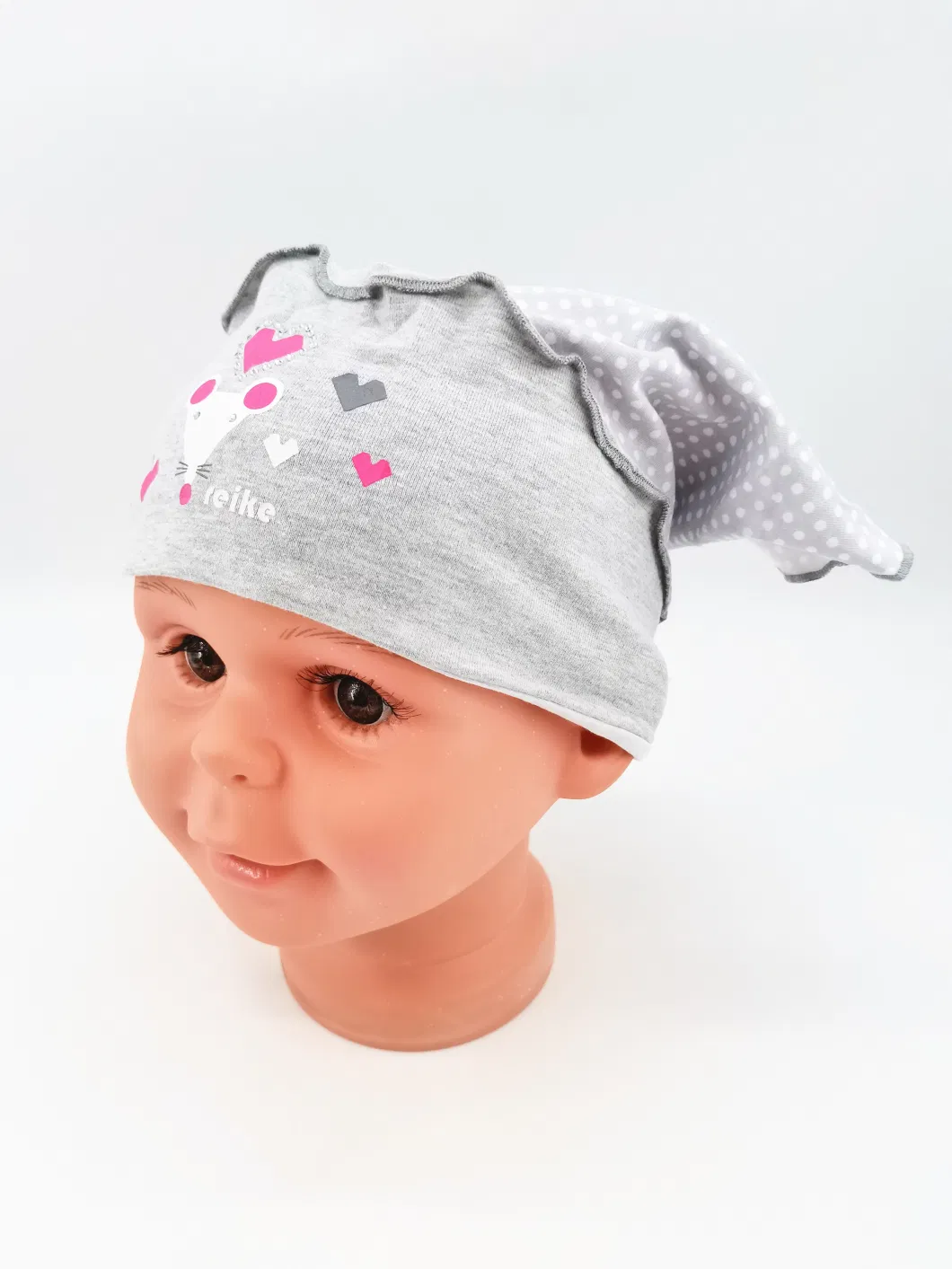 Soft Crystal Print Cotton Jersey Gril Headband