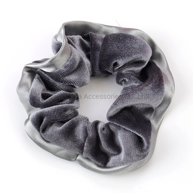 New Design Velvet Hair Tie Scrunchie for Girls