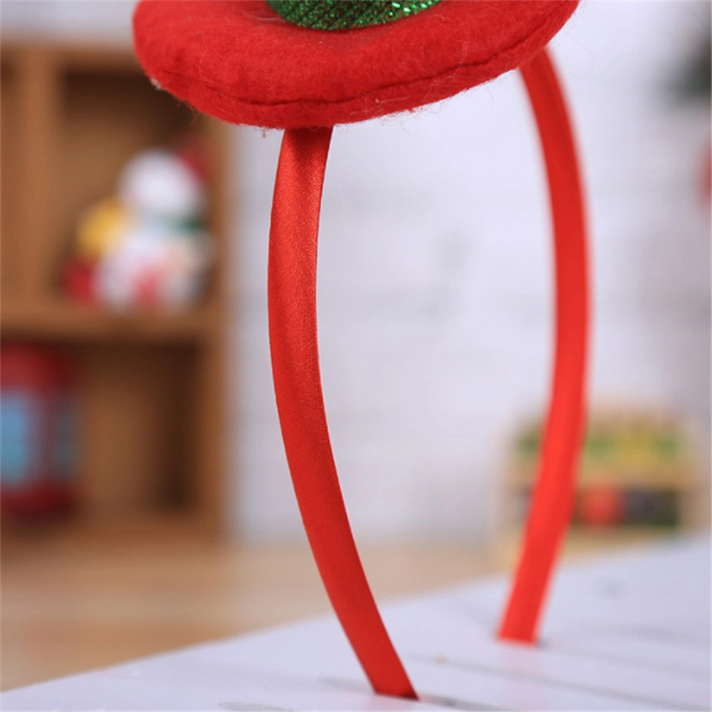 Hot Sale Plastic Red Headband with Ornaments Decorate Festival Decoration