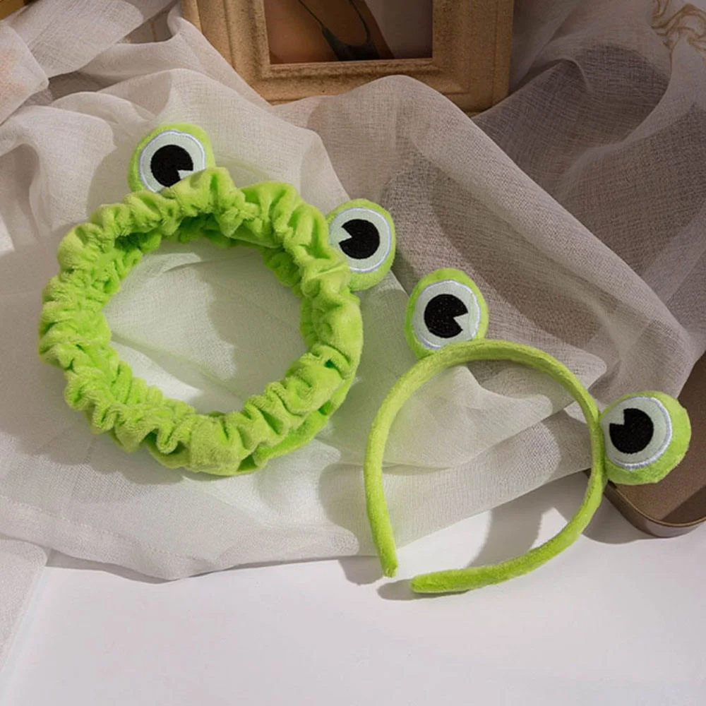 Funny Frog Wide-Brimmed Makeup Headband