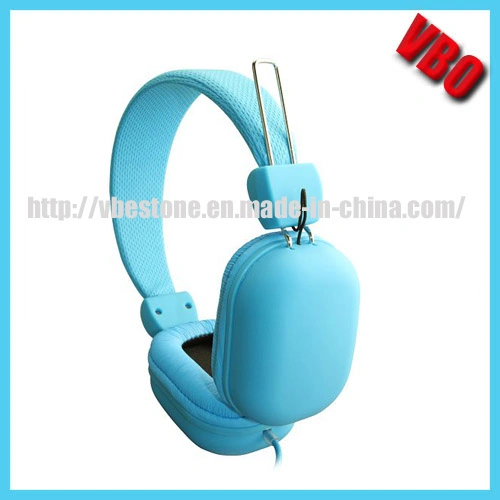 3.5mm Plug Stereo Sound Lightweight Headset Kids Headphones Wired on Ear Headphone with Logo OEM Swivel Headphone for Girls